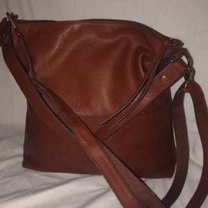 Fossil brown tote